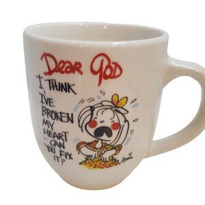 Dear God I think I've Broken My Heart. Can you fix it? Coffee Mug Annie Timeout‎